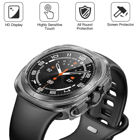 Протектор за Samsung Galaxy Watch Ultra (47mm) + Протектор - Defense360 Pro - Clear