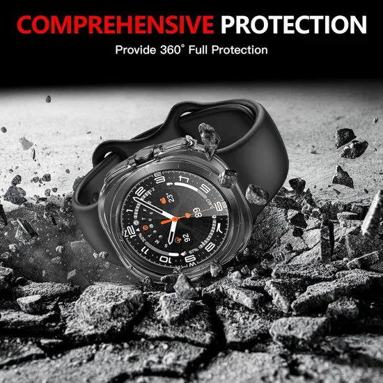 Протектор за Samsung Galaxy Watch Ultra (47mm) + Протектор - Defense360 Pro - Clear
