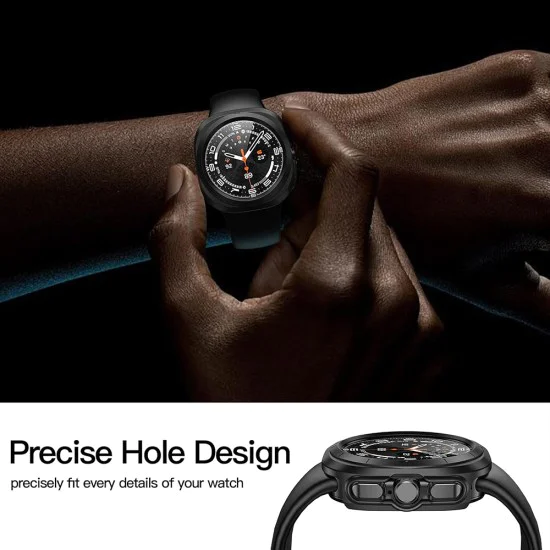 Протектор за Samsung Galaxy Watch Ultra (47 мм) + Протектор - Defense360 Pro - черен