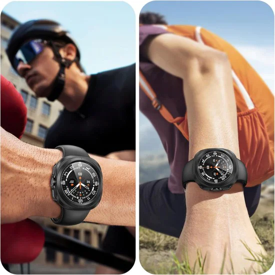 Протектор за Samsung Galaxy Watch Ultra (47 мм) + Протектор - Defense360 Pro - черен