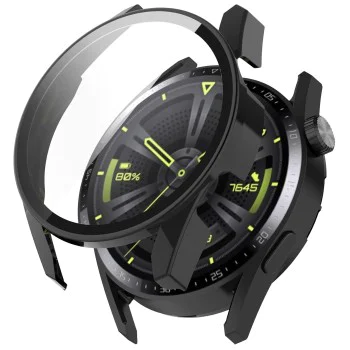 Протектор за Huawei Watch GT 3 (46mm) + Протектор - Defense360 Pro - Черен