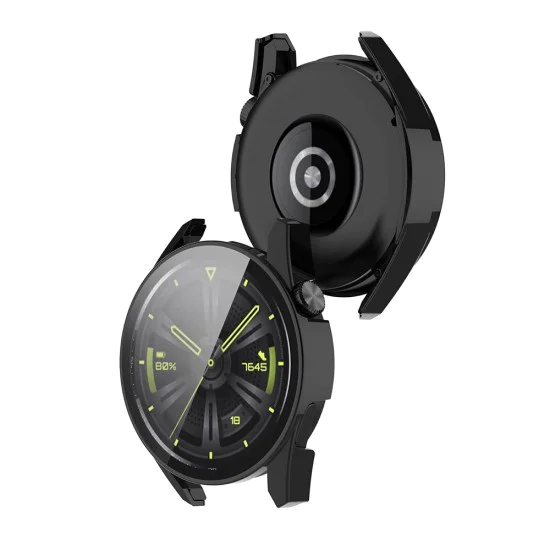 Протектор за Huawei Watch GT 3 (46mm) + Протектор - Defense360 Pro - Черен