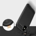 Калъф за iPhone 12 mini - Carbon Silicone - Черен