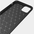 Калъф за iPhone 12 mini - Carbon Silicone - Черен
