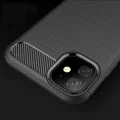 Калъф за iPhone 12 mini - Carbon Silicone - Черен
