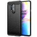 Калъф за OnePlus 8 Pro - Carbon Silicone - Черен