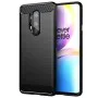 Калъф за OnePlus 8 Pro - Carbon Silicone - Черен