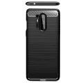 Калъф за OnePlus 8 Pro - Carbon Silicone - Черен