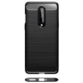 Калъф за OnePlus 8 - Carbon Silicone - Черен