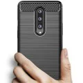 Калъф за OnePlus 8 - Carbon Silicone - Черен