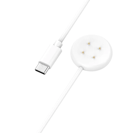 Зарядно за Google Pixel Watch 3 (41mm, 45mm) / 2 / Fitbit Ace LTE, Type-C - (THC5) - Бяло
