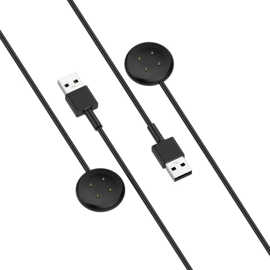 Зарядно за Google Pixel Watch3 (41mm, 45mm) / 2 / Fitbit Ace LTE, USB - (THC5) - Черен