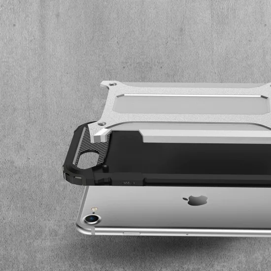 Калъф за iPhone 7 / iPhone 8 / iPhone SE 2, SE 2020 / iPhone SE 3, SE 2022 - Techsuit - Hybrid Armor - Черен