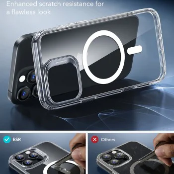 Калъф за iPhone 16 Pro Max - ESR Classic Hybrid HaloLock - Clear