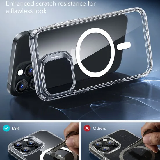 Калъф за iPhone 16 Pro Max - ESR Classic Hybrid HaloLock - Clear