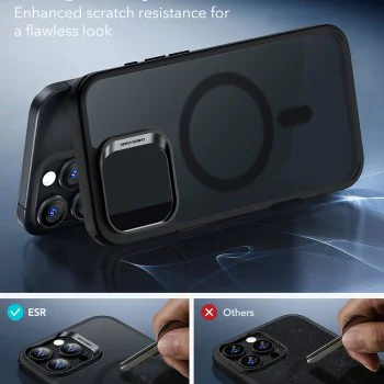 Калъф за iPhone 16 Pro Max - ESR Classic Hybrid HaloLock - Frosted Black