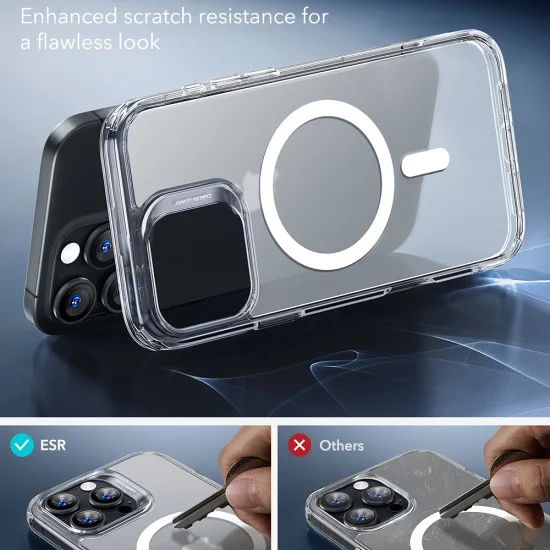 Калъф за iPhone 16 Pro Max - ESR Classic Classic Hybrid HaloLock - Frosted Clear
