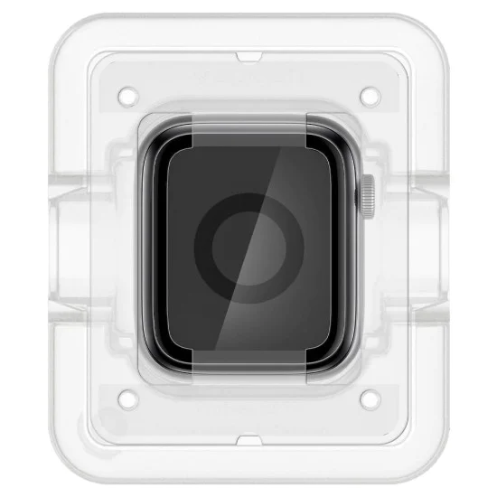 Протектор за Apple Watch 4 / 5 / 6 / SE / SE 2 44mm (комплект 2) - Spigen ProFlex EZ Fit - черен