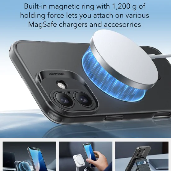 Калъф за iPhone 16 Plus - ESR Zero HaloLock - Кафяв