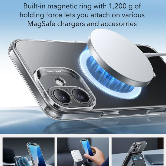 Калъф за iPhone 16 Plus - ESR Zero HaloLock - Clear
