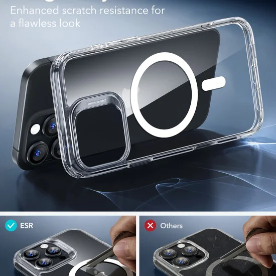 Калъф за iPhone 16 Pro - ESR Classic Hybrid HaloLock - Clear