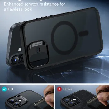 Калъф за iPhone 16 - ESR Classic Hybrid HaloLock - Frosted Black