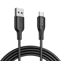Кабел за данни с USB конектори, Type-C, 1m - Lito (LD06T) - Черен