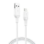 Кабел за данни с USB конектори, Lightning, 1m - Lito (LD06L) - Бял