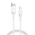 Кабел за данни с USB конектори, Type-C, 1m - Lito (LD06T) - Бял