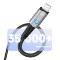 Кабел за данни с Type-C 60W, 1,2m - Lito (LD10) - черен