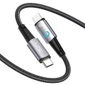 Кабел за данни с Type-C 60W, 1,2m - Lito (LD10) - черен