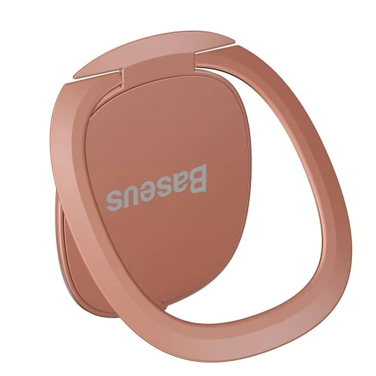 Baseus - Phone Ring Invizible (SUYB-0R) - Стояща и сгъваема функция - Розово злато