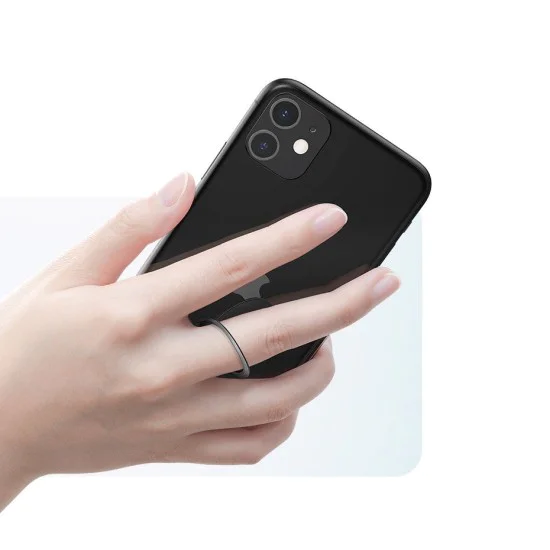 Baseus - Phone Ring Invizible (SUYB-0R) - Стояща и сгъваема функция - Розово злато