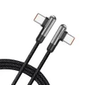 Кабел за данни с Type-C 60W, 1m - Lito (LD13) - Черен