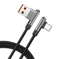 Кабел за данни с USB конектори, Type-C 60W, 1m - Lito (LD13) - черен