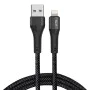 Кабел за данни с USB конектори, Lightning 60W, 1m - Lito (LD14) - черен