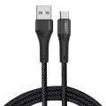 Кабел за данни с USB конектори, Type-C 60W, 1m - Lito (LD14) - черен