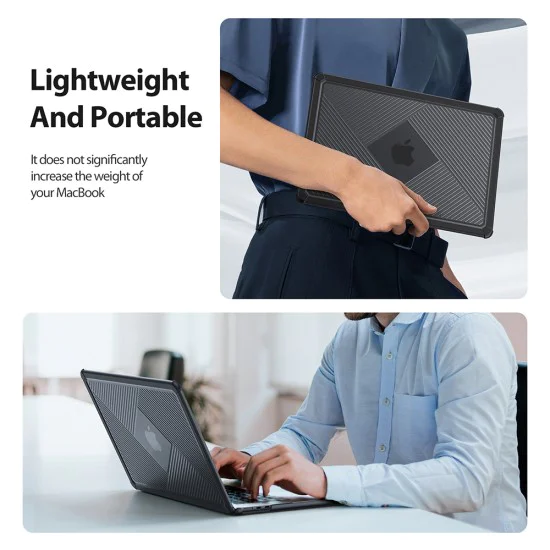 Калъф за MacBook Pro 14 (2021/2023) - Серия Dux Ducis LCGH - Розов