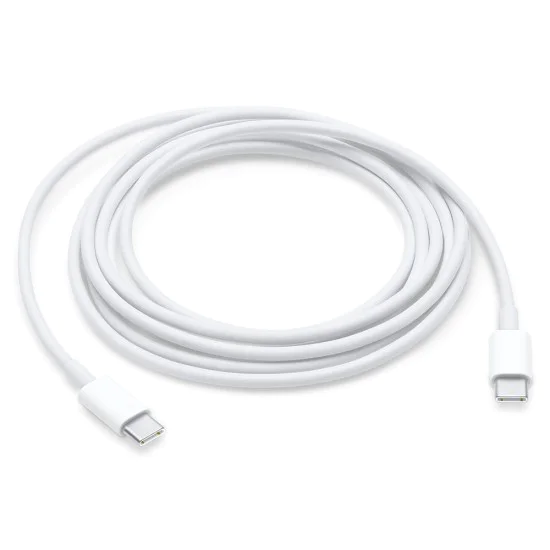 USB-C към USB-C кабел за данни, 2 м - Apple (MLL82ZM/A) - бял
