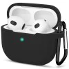 Калъф за Apple AirPods 3 - Силиконов Калъф - черен