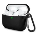 Калъф за AirPods Pro 1/2 - Силиконов Калъф - Черен