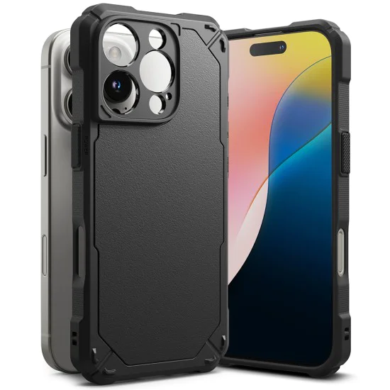 Калъф за iPhone 16 Pro - Ringke Rugged Gear - черен