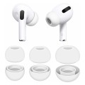 Силиконови тапи за уши за AirPods Pro 1/2, XS, S, L (комплект 3) - (ET1) - Бели