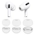 Силиконови тапи за уши за AirPods Pro 1/2, XS, S, L (комплект 3) - (ET1) - Бели