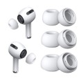 Силиконови тапи за уши за AirPods Pro 1/2, XS, S, L (комплект 3) - (ET1) - Бели