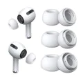 Силиконови тапи за уши за AirPods Pro 1/2, XS, S, L (комплект 3) - (ET1) - Бели