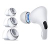 Силиконови тапи за уши за AirPods Pro 1/2, XS, S, L (комплект 3) - (ET1) - Бели