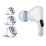 Силиконови тапи за уши за AirPods Pro 1/2, XS, S, L (комплект 3) - (ET1) - Бели
