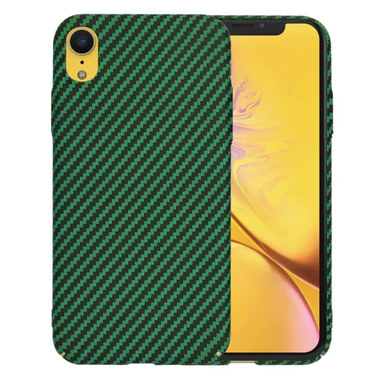 Калъф за iPhone XR - Carbonite FiberShell - Зелен