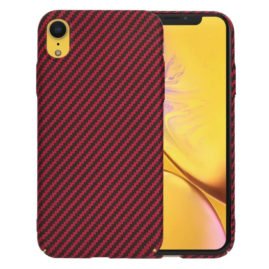 Калъф за iPhone XR - Carbonite FiberShell - Червен